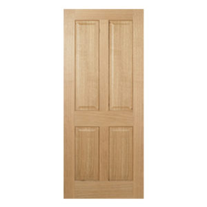 Regent 4 Panels 2032mm x 813mm Internal Door In Oak